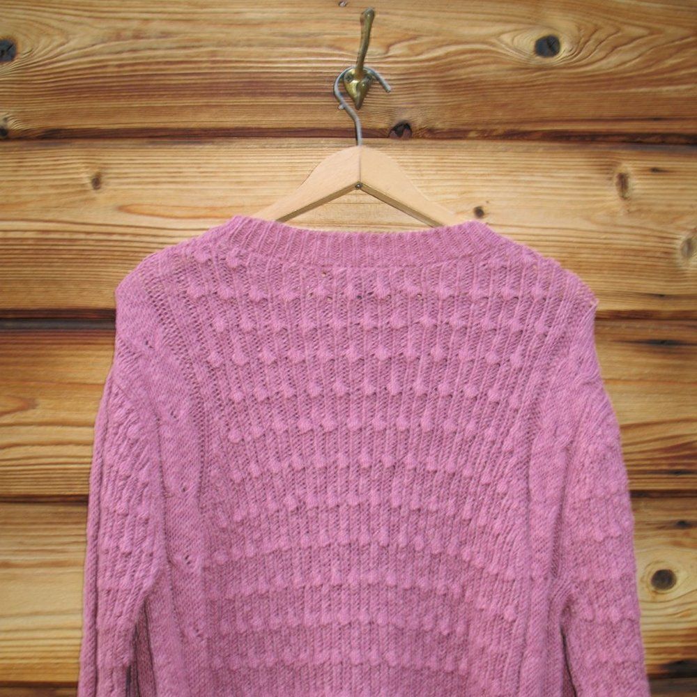 NWT Something Navy Cotton Linen Sweater - Picture 8 of 11